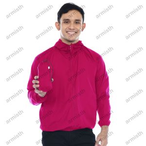Armisth - Jaket Olah Raga Parasut Pria Premium Simspo Waterproof
