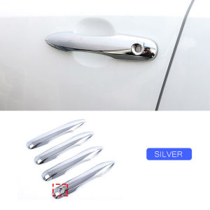 For Toyota Corolla Cross 2020-2023 2024 Car Door Handle Cover Door Bowl Cover Abs Carbon Fiber Exterior Decoration Accessories Body Kit