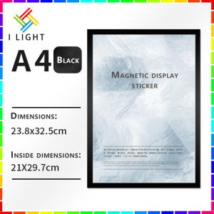 （Fast Delivery）A4 Wall Magnetic Photo Frame Multi-functional Photo frame Wall Sticker Display Card Self-adhesive Magne