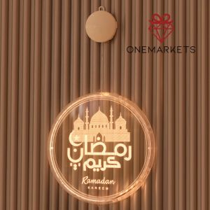 Lampu Hias Akrilik LED Ramadan Kareem - Dekorasi Elegan untuk Suasana Ramadhan LMP303