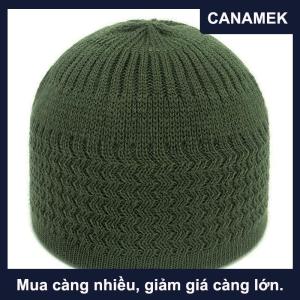 【CANAMEK】 Giản Dị Dệt Kim Hồi Giáo Người Đàn Ông Cầu Nguyện Mũ Mùa Đông Ấm Beanies Cap Hồi Giáo Ramadan