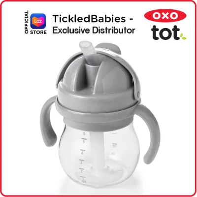 OXO Tot Grow Sippy Straw Cup w/ Removable Handles 6oz - - - ( oxotot baby toddler 6 oz bottle )