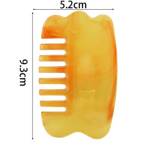 Dorisna อุปกรณ์นวดสปาเรซิน GuaSha แผ่นหลังกัวซากดจุดที่ใบหน้าอุปกรณ์สปา