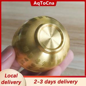 [COD] AqToCna Ship within 24 hours Pure Brass Baifu Cylinder Feng Shui Lucky Fortune Cornucopia Living Room Study Desktop Treasure Bowl Ornament Small Ashtray
