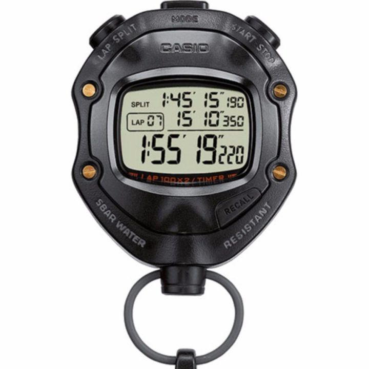 CASIO STOPWATCH SPORTY รุ่น HS-80TW -นาฬิกาจับเวลา Casio -ของแท้ 100% ...