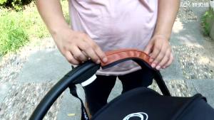[PfiSo]Baby Stroller Handle Cover For Bugaboo Butterfly Push Bar Pu Case Handle Wheelchairs Strollers Accessories
