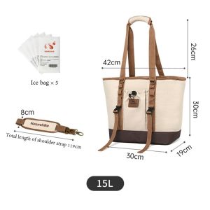 Naturehike Picnic Insulated Lunch Cooler Bag Insulated Meal Prep Bag Cooler Foldable Cooler Insulated Bag