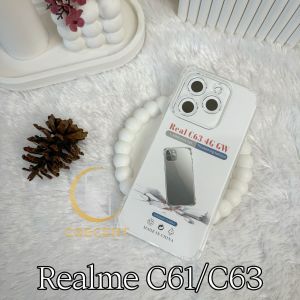 Soft Case Silikon Kompatibel Untuk Realme C60 Realme C51s Realme C61 Realme C63 Realme C65 Realme C67 Bening Transparant Airbag Anti Crack Tebal