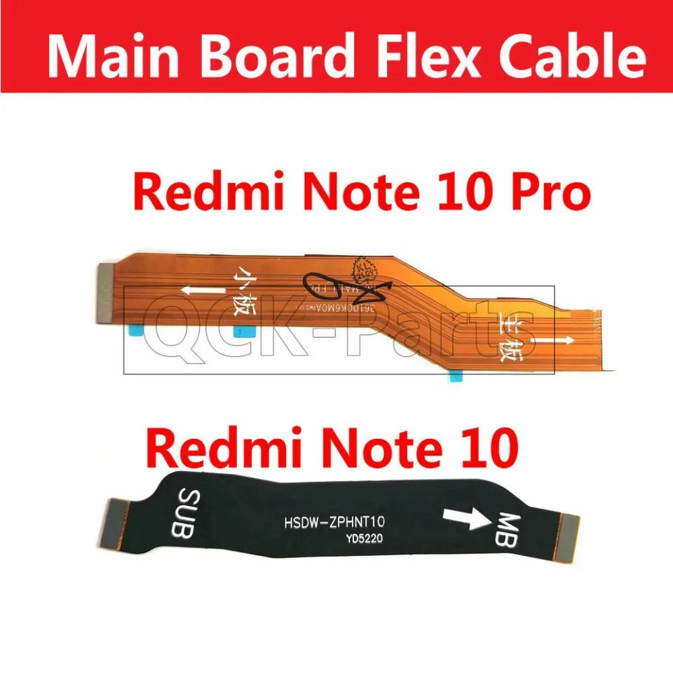 Câble Flex Pour Xiaomi Redmi Note 10 Pro - Nappe De Connexion Mère | Neuf | Remplacement Réparation