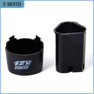【E-WOITD】 1Pc Plastic Case New 12V 18650 Lithium Battery Case Screw-Free Lithium Drill Rechargeable Battery Case