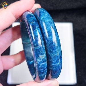 Collectors Grade Midnight Cat Eyes Blue Apatite Bangle