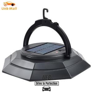 [UEB Mall] Rechargeable Solar LED Camping Lamp 3 Light Modes Tent Lights for Outdoor Indoor Home Shed Garden