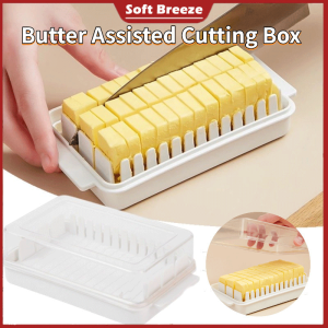 Butter Cutting Box Battery Storage Box with Lid Refrigerator Fresh-keeping Sealing Case Kitchen Baking Accessories
