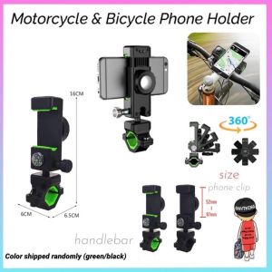 Bike Phone Holder For 6.5inch Phone Compass Bicycle Stand Scooter Motorcycle Mount Support Handlebar Clips Bike Accessories