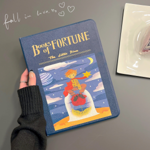 iPad Case Gen10 Gen11 Air6 with Pencil Holder Case Air7 Gen9/8 10.2 Little Prince for iPad Air5 10.9