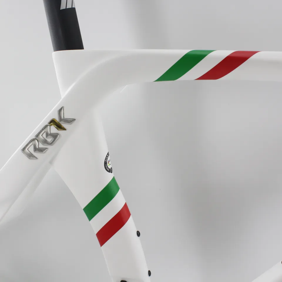 New white 700C Racing Road Bike T1100 3K full carbon fibre Bicycle