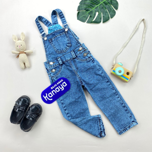 1-6TH OVERALL JEANS ANAK KENZIE OVERALL CELANA PANJANG ANAK BAJU KODOK ANAK