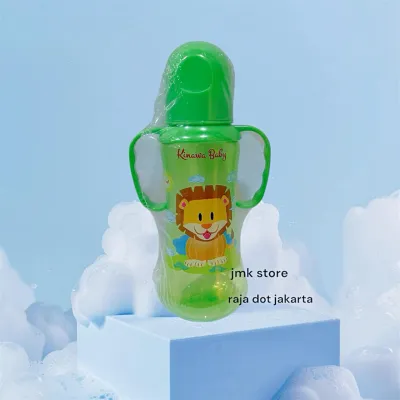Kinawa baby botol susu warna 125ml atau 250ml dengan gagan bpa free dan warna lucu
