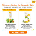 Mama's Choice Baby Gentle Mineral Sunscreen | SPF30 PA++ | Hypoallergenic & Moisturizing | Aloe Vera, Avocado & Coconut. 