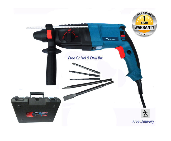 Wately KE1026 Rotary Hammer Drill, 26mm and 850 watts Lazada