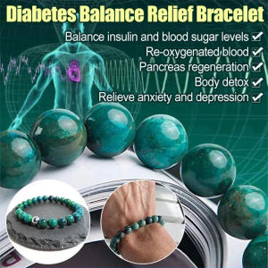 geegofirst Natural Green Tiger Eye Bracelet