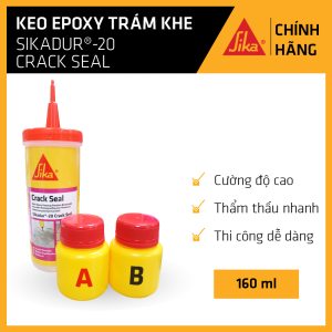 Sika - Keo epoxy trám khe Sikadur ® - 20 Crack Seal (bộ 160 ml)