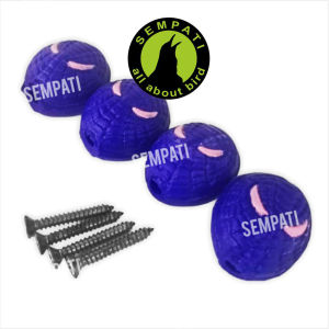 SEMPATI Kaki Karet Sangkar Model Spiderman Isi 4 Kaki Karet Sangkar Kandang Kotak Burung Kacer Kenari Cucak Ciblek Blackthroat Karet Penyangga Tebok Sangkar Burung