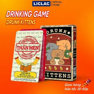 Bộ bài Drunk Kittens Việt Hóa 52 lá - Drinking Game Mèo Nhậu chơi cùng bạn bè vui hết sẩy Bài Nhậu giá rẻ