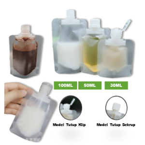 Botol Travel Sabun Cair Bottle Refill Plastik Pouch Traveling Kit 3050100 ml