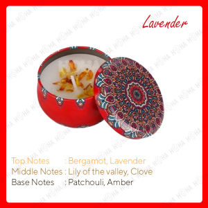 Scented Candle Lilin Door Gift Dry Flower Natural Soy Wax Essential Oil Door Gift Lilin Wangi Aroma Candle Birthday