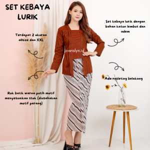 KEBAYA LURIK DEWASA SET SEBAYA ADAT JAWA