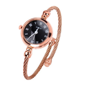 Ins Style Korean Temperament Ladies Fashion Watches/ Retro Ladies Quartz WristWatch/ Women Luxury Stainless Steel Clock