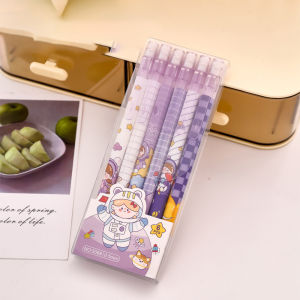 💎💫GROCELY💫💎 1SET ISI 6PCS PENSIL MEKANIK 0.5 MM MOTIF PEACH DAN DINOSAURUS LUCU / PENSIL MEKANIK 0.5 MM MOTIF LUCU IMUT