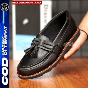 Parker Sepatu Loafers Pantofel Hitam Pria Original