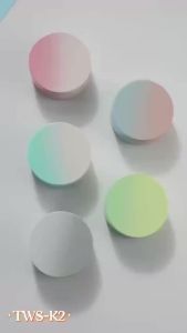 Wireless Bluetooth Earphones TWS Earbuds Gradient Color Headsets With Mirror For Women Girls Gift