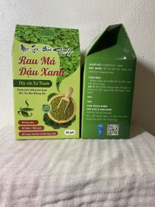 160 gói trà rau má đậu xanh túi lọc 4 hộp trà túi lọc rau má đậu xanh Bảo Khang thanh nhiệt giải độc gan mát gan đẹp da HH