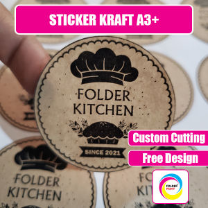 Cetak Stiker Kraft A3+ Label Custom Cutting Free Design\\n\\n Apa Itu Cetak Stiker Kraft A3+?\\n\\nCetak stiker kraft A3+ adalah proses pembuatan label stiker dengan bahan dasar kertas kraft berkualitas tinggi dan ukuran A3+. Dengan menggunakan bahan kraft berkualitas, label stiker yang dihasilkan akan memiliki tampilan yang menarik dan daya tahan yang baik.\\n\\n Mengapa Memilih Bahan Kraft Berkualitas?\\n\\nBahan kraft berkualitas memiliki beberapa keunggulan dibandingkan bahan lainnya:\\n\\n- **Daya Tahan**: Bahan kraft lebih tahan lama dibandingkan bahan lainnya, sehingga cocok digunakan untuk label produk yang akan ditempatkan di berbagai kondisi lingkungan.\\n- **Kualitas Tampilan**: Bahan kraft memberikan tampilan yang menarik dan profesional, sehingga dapat meningkatkan nilai jual produk Anda.\\n- **Ekonomis**: Meskipun memiliki kualitas yang baik, bahan kraft tetap terjangkau dan ekonomis untuk digunakan dalam produksi label stiker.\\n\\n Kelebihan Ukuran A3+ untuk Label\\n\\nMenggunakan ukuran A3+ untuk label stiker memiliki beberapa keuntungan:\\n\\n- **Lebih Besar**: Ukuran A3+ lebih besar dibandingkan ukuran A4, sehingga dapat menampilkan informasi yang lebih lengkap pada label stiker.\\n- **Lebih Mudah Dilihat**: Ukuran yang lebih besar membuat label stiker lebih mudah dilihat oleh konsumen, sehingga memudahkan mereka dalam mengenal produk Anda.\\n\\n Cara Membuat Label Custom Cutting\\n\\nBerikut ini adalah langkah-langkah untuk membuat label custom cutting dengan desain bebas:\\n\\n1. **Pilih Desain**: Pilih desain yang sesuai dengan produk Anda dan branding perusahaan Anda.\\n2. **Siapkan File Desain**: Siapkan file desain dalam format yang kompatibel dengan perangkat cetak Anda.\\n3. **Proses Cetak**: Lakukan proses cetak dengan menggunakan mesin cetak yang sudah disetting sesuai dengan kebutuhan.\\n4. **Potong Label**: Potong label stiker sesuai dengan bentuk yang diinginkan.\\n5. **Periksa Hasil**: Periksa hasil cetak dan potongan label stiker untuk memastikan bahwa tidak ada kesalahan atau cacat.\\n\\n Tips Menyusun Desain yang Menarik\\n\\nBerikut ini adalah beberapa tips untuk menyusun desain label stiker yang menarik:\\n\\n- **Gunakan Warna yang Kontras**: Gunakan warna yang kontras untuk membuat desain lebih menonjol dan mudah dilihat oleh konsumen.\\n- **Tambahkan Informasi Penting**: Tambahkan informasi penting seperti nama produk, merek, dan tanggal kadaluarsa pada label stiker.\\n- **Jaga Keseimbangan Desain**: Jaga keseimbangan antara elemen-elemen desain agar tidak terlalu ramai atau sebaliknya terlalu kosong.\\n\\n Pemilihan Desain yang Sesuai\\n\\nBerikut ini adalah beberapa hal yang perlu dipertimbangkan saat memilih desain label stiker:\\n\\n- **Sesuaikan dengan Produk**: Pilih desain yang sesuai dengan jenis produk yang akan dilabeli.\\n- **Brand Consistency**: Pastikan desain label stiker konsisten dengan branding perusahaan Anda.\\n- **Target Pasar**: Pertimbangkan target pasar Anda saat memilih desain label stiker.\\n\\n Proses Produksi dan Pengiriman\\n\\nBerikut ini adalah beberapa hal yang perlu diketahui tentang proses produksi dan pengiriman cetak stiker kraft A3+:\\n\\n- **Waktu Produksi**: Waktu produksi dapat bervariasi tergantung pada jumlah pesanan dan tingkat kompleksitas desain.\\n- **Biaya**: Biaya produksi dapat bervariasi tergantung pada jumlah pesanan dan tingkat kompleksitas desain.\\n- **Pengiriman**: Pengiriman dapat dilakukan melalui berbagai metode pengiriman, termasuk ekspedisi dan kurir.\n}
