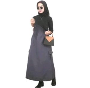 ROK CARGO PANJANG TERBARU ROK WANITA MODEL CARGO ROK WANITA KEKINIAN ROK CARGO KOREAN STYLE