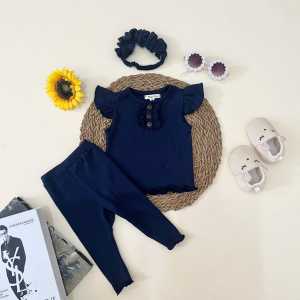 0-18 Bulan Setelan Bayi Perempuan Oneset Precilia by Mybee Free Bandana