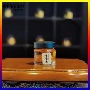 MEIKE001 1ชิ้นตุ๊กตาครัวอุปกรณ์ DIY ขนาด1 12ขวดไวน์ผลไม้จำลองจำลองของเล่นอาหาร
