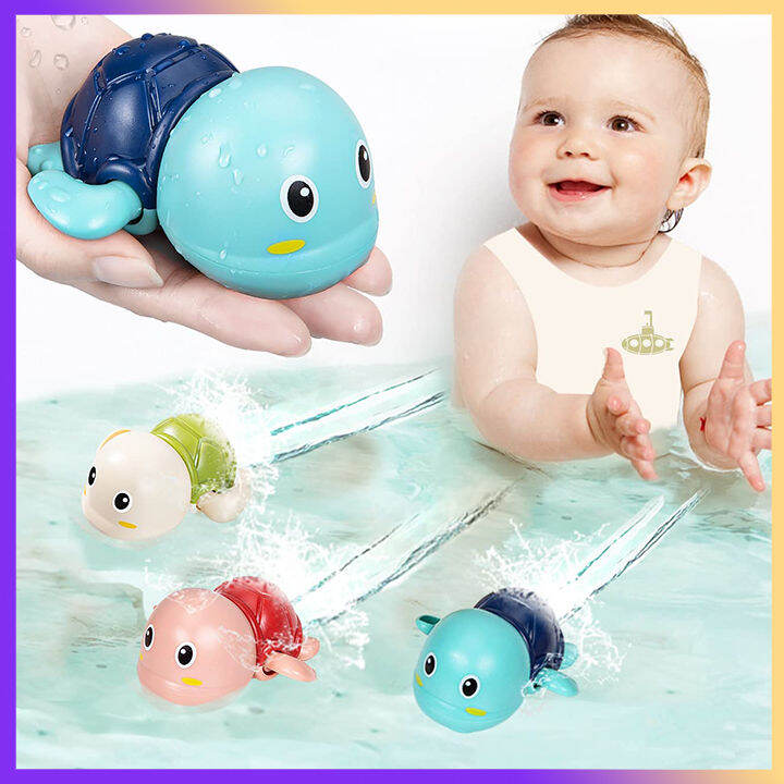 Go, Go! Cute Swimming Turtle Bath Toys for Toddlers & Kids | Wind Up ...