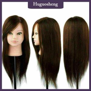 [huguosheng] Chuyên Nghiệp Manequin Đầu Con Người Tóc Cắt Tóc Thực Hành Kiểu Tóc Thợ Làm Tóc Búp Bê