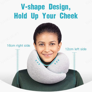 Travel Pillow หมอนรองคอ ให้การรองรับสองเท่า รองรับสรีระคอ 360 องศา หมอนรองคอรูปตัวยู หมอนนวดคอ