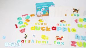 Children 26 English Alphabet Cards Portable Learning Spelling Words Cognitive Desktop Game Baby Early Education Educational Toys