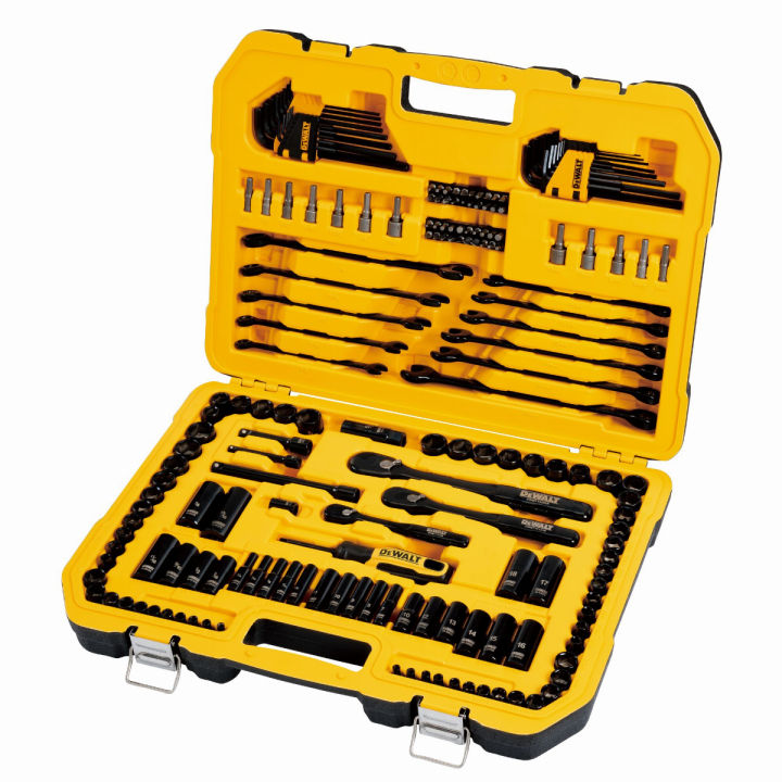 Dewalt DWMT45184 Black Chrome 184-piece Mechanics Tool Set | Lazada.co.th
