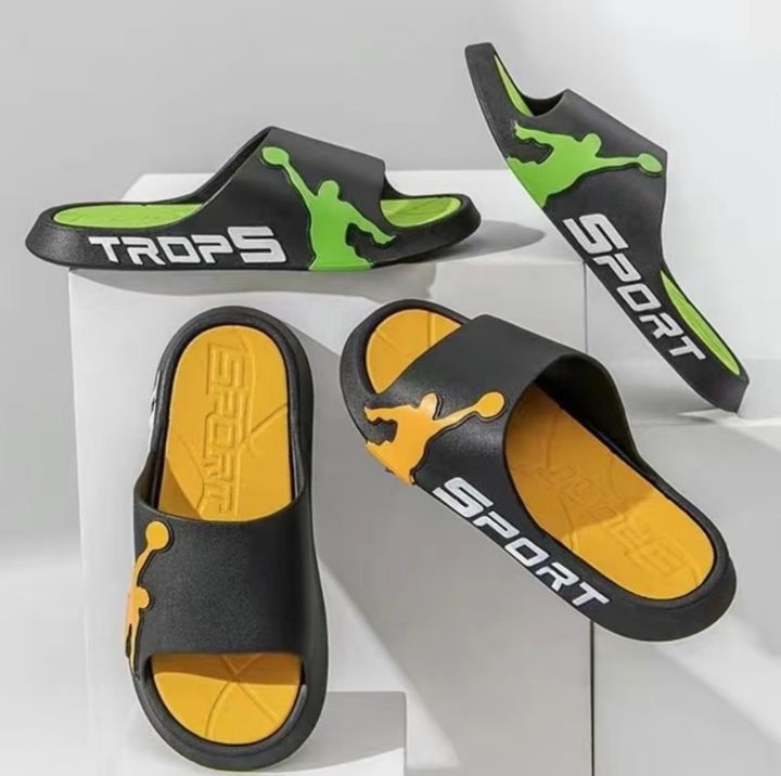 TX-24 รองเท้าแตะแฟชั่น 3สี แนวสตรีท ใส่ได้หญิงและชาย | Lazada.co.th