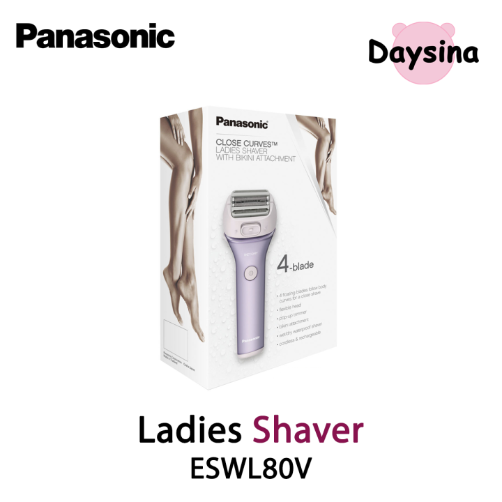 Panasonic Close Curves Ladies Shaver for Women ES-WL80-V, Cordless 4 ...