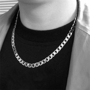 BETTERFORM Party Jewelry Cool Gothic Rock Titanium steel Hip Hop Hip Hop Pendant Chain Necklace Punk Choker