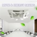 Universal 360° Rotating Central Aircon Deflector Fan Anti Direct Blow Wind Guide Fan. 