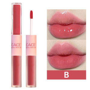 Windwind 2 in 1 Lipstik Lip Gloss Dua Sisi Matte Glossy Water Gloss Lip Glaze Pelembab Velvet Lip Glaze COD -🌈Ninestar